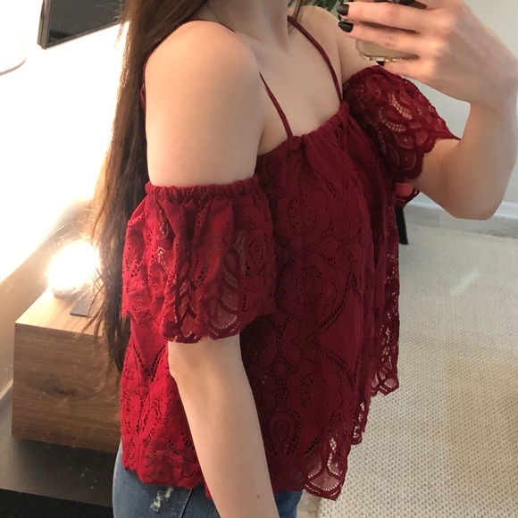 Abercrombie & Fitch Lace Blouse - Picture 6 of 8